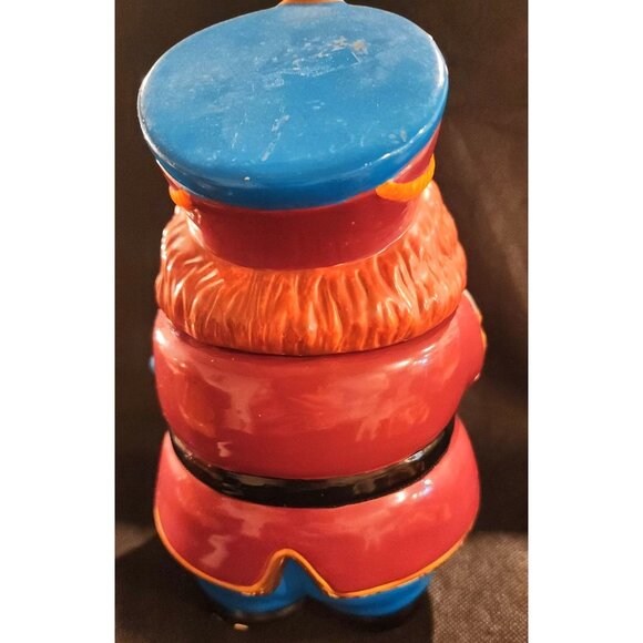 Vintage Kitschy Nutcracker Soldier Ceramic Cookie Jar - Picture 5 of 10